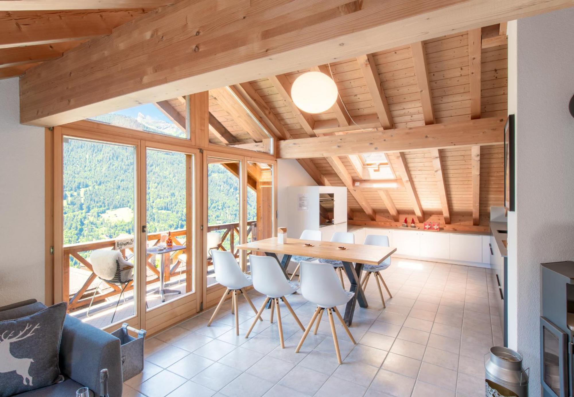 Chalet Rose Penthouse Wengen Exterior foto
