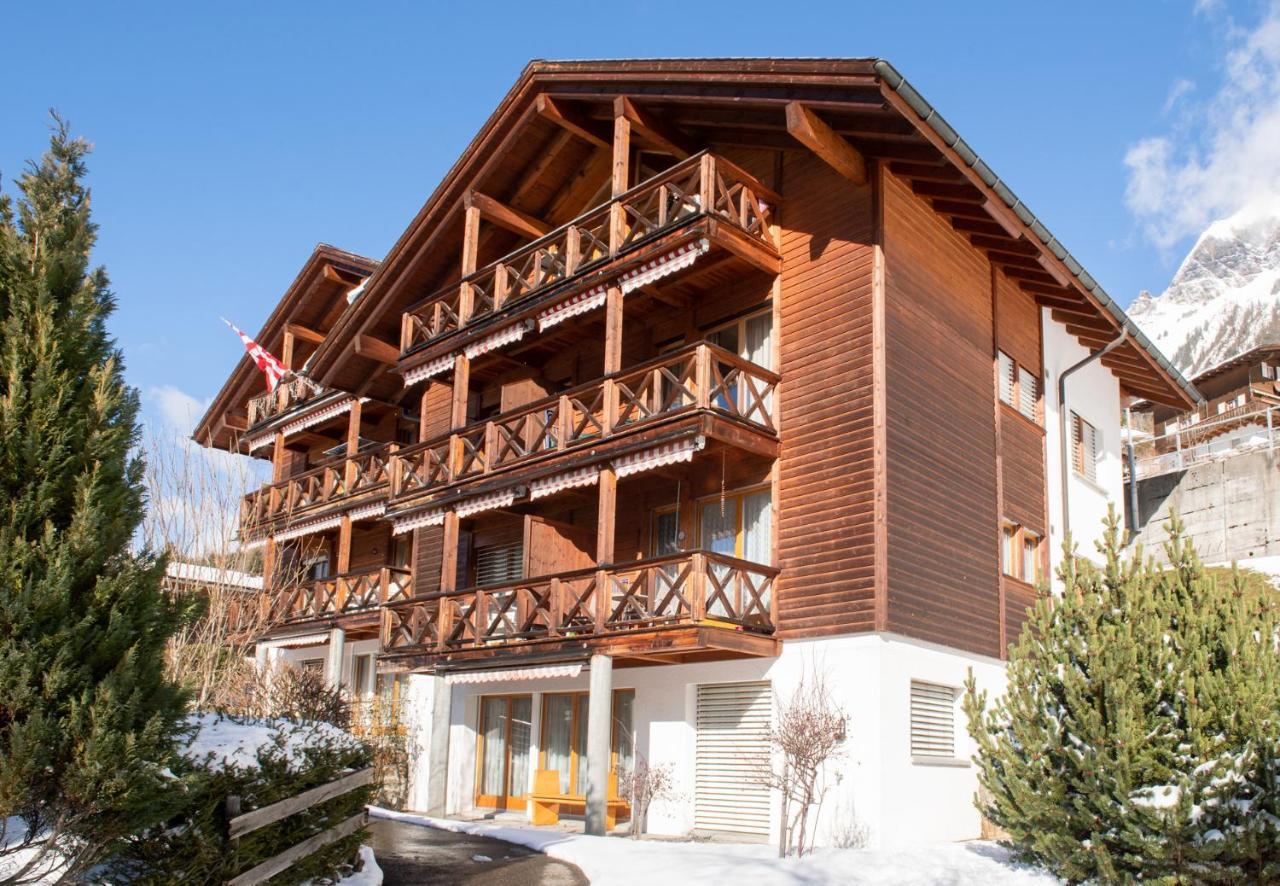 Chalet Rose Penthouse Wengen Exterior foto